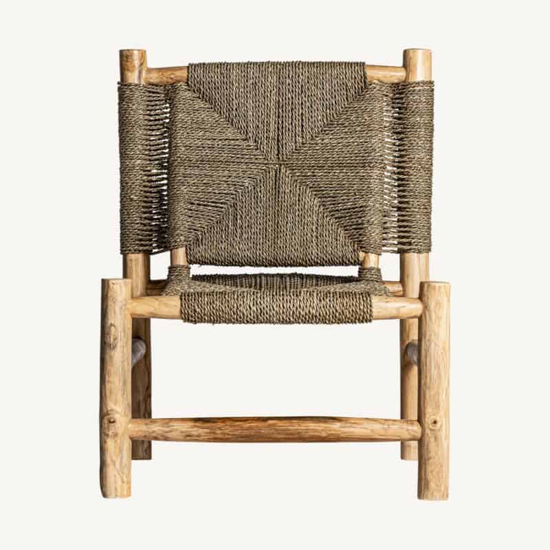 sillon manhula natural rafia ana garcia interiorista