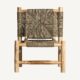 sillon manhula natural rafia ana garcia interiorista
