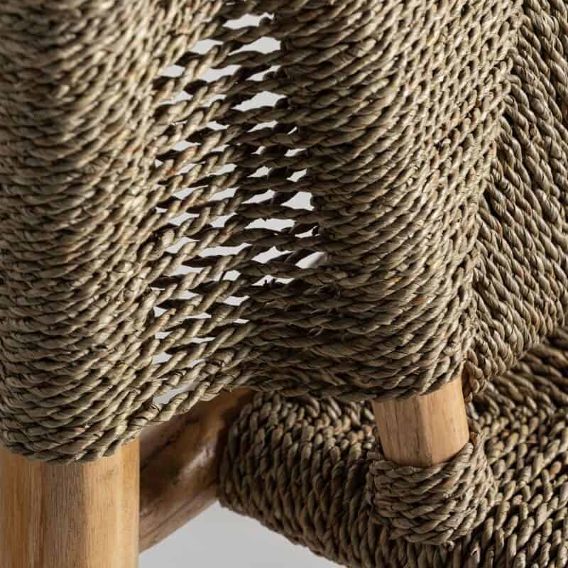 sillon manhula natural rafia ana garcia interiorista