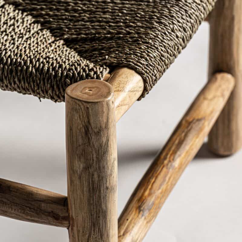 sillon manhula natural rafia ana garcia interiorista
