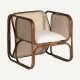 sillón cholet ratan