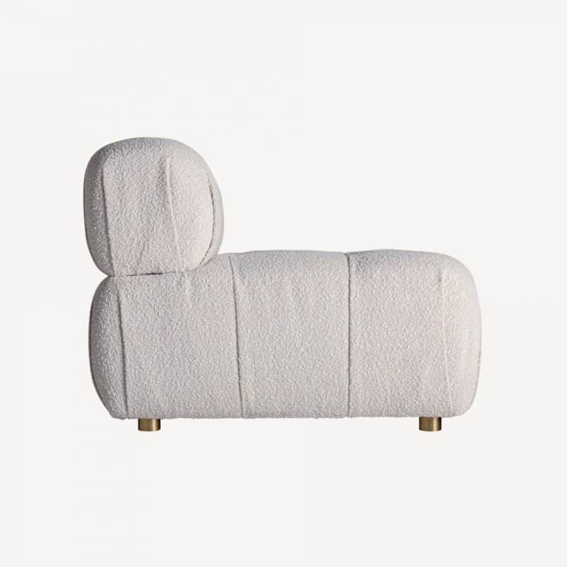 Sofá modular Scourze Bouclé