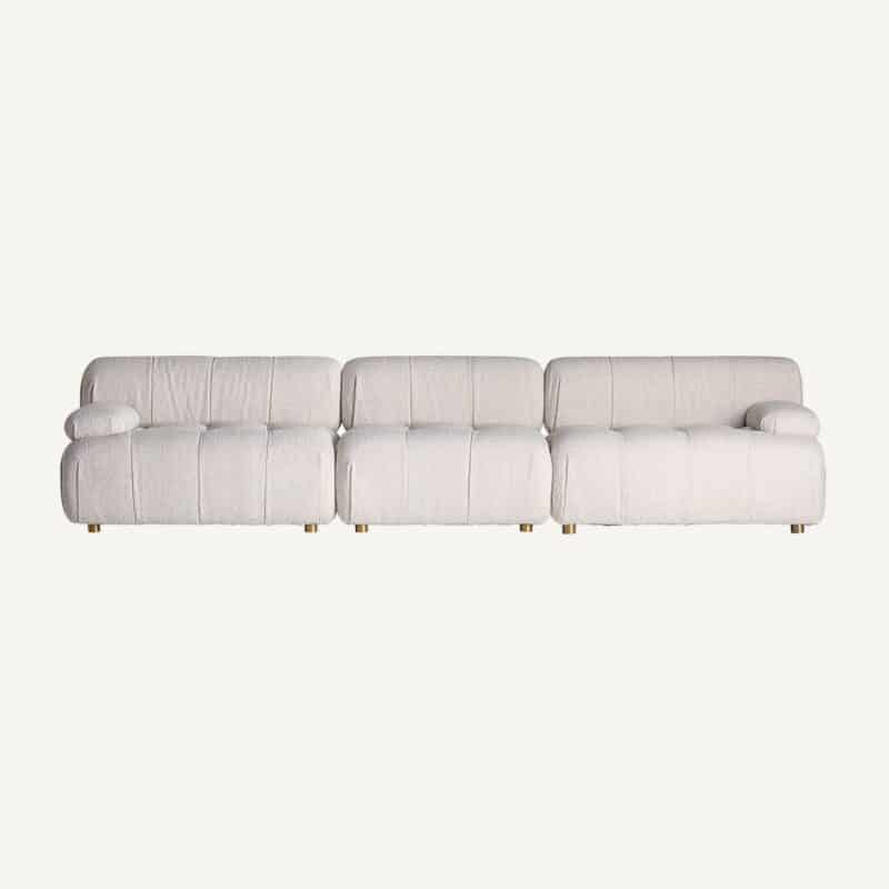 Sofá modular Scourze Bouclé