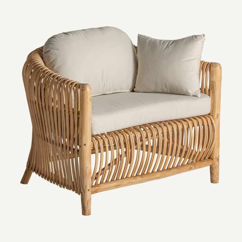sillón tisno ratán