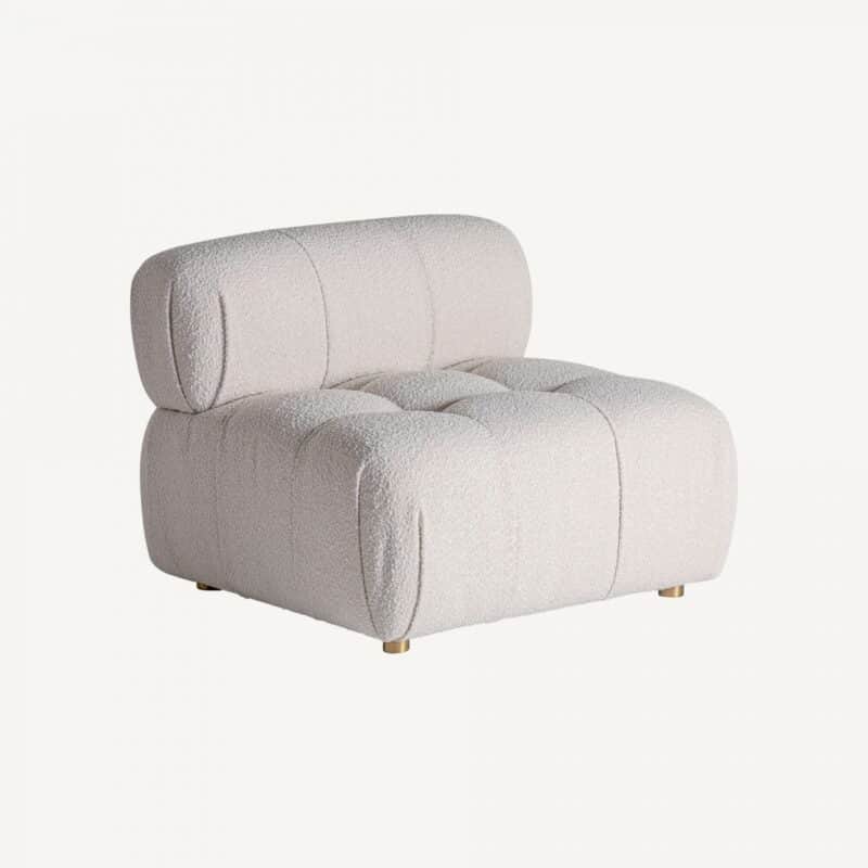 Sofá modular Scourze Bouclé