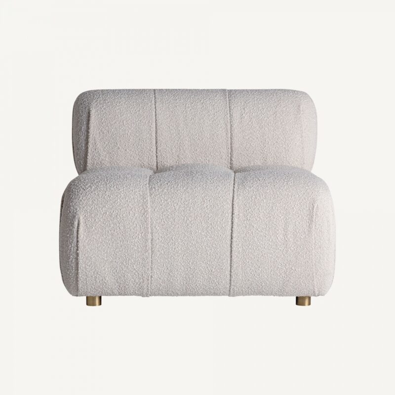 Sofá modular Scourze Bouclé